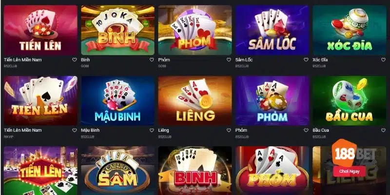188BET - Trang Chủ 188Bet | Link Vào 188 Bet Bgoyl 02/2026 Sảnh game bài với kho trò chơi từ các nhà phát triển nổi danh.